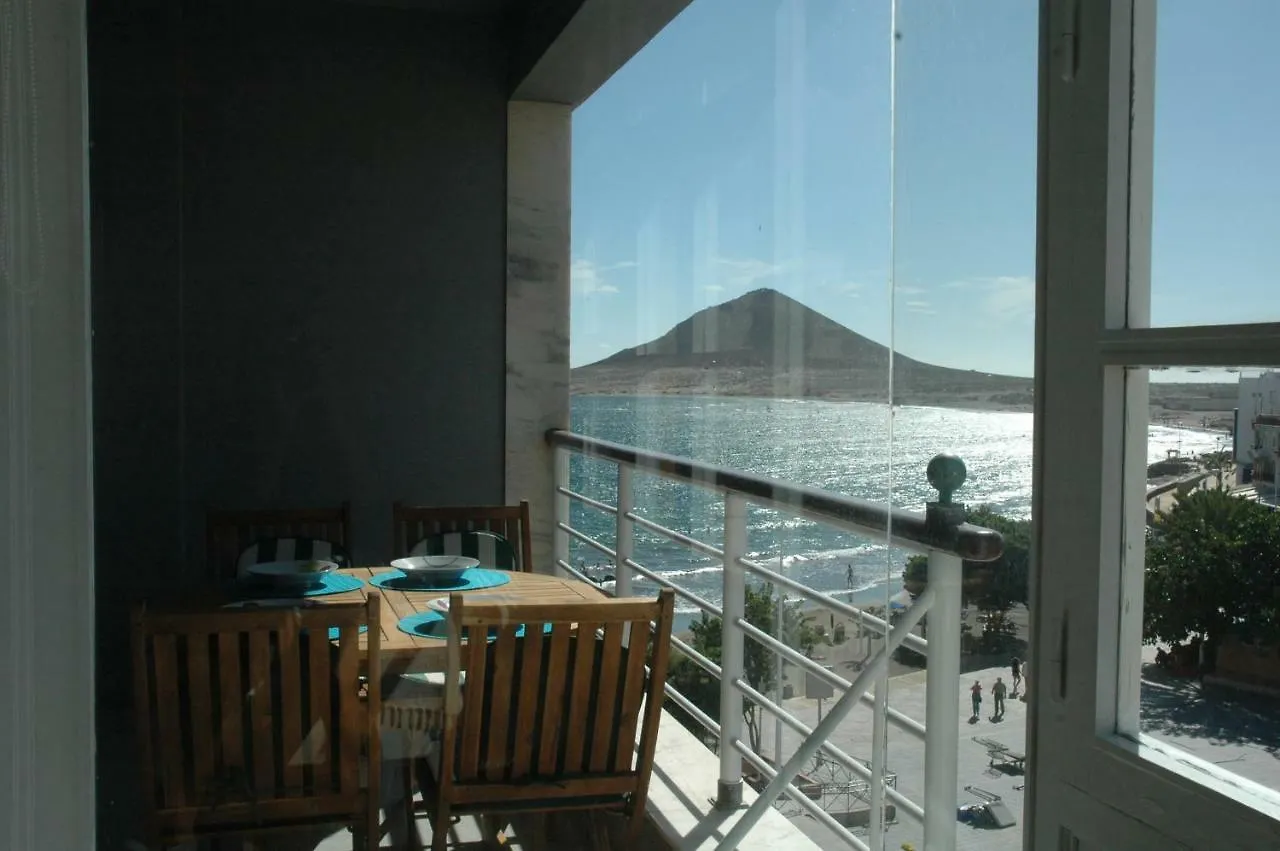 Lovely Flat With Sea-View, 1 Minute Walk To Beach El Médano 0*,